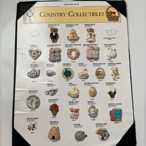 JHB  Vintage 1999 Country Collection Button Card #8